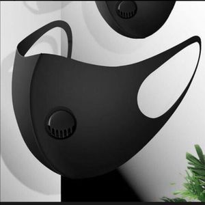 3 fashion masks with breathing valve